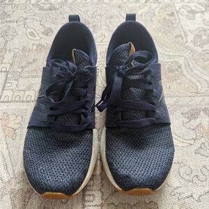 New Balance Navy and White Sneakers